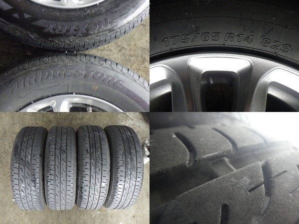  232 760 CALUM アルミホイール＆ラジアルタイヤ 175 65 R 14 ４本セット 14インチ タイヤ ホイールセット