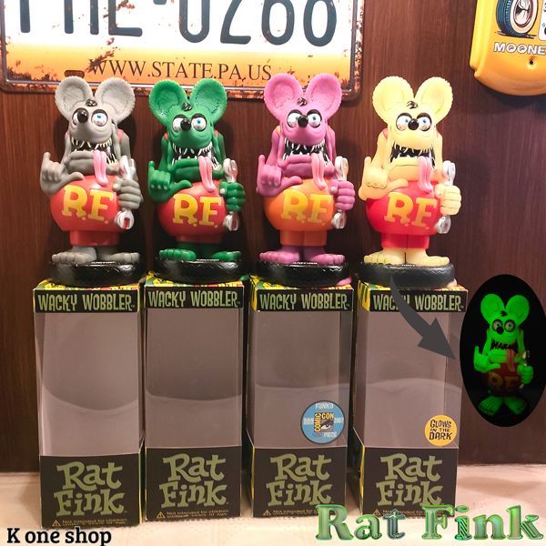 ラットフィンク ボビングヘッド 4体セット ラットフィンク ボビング