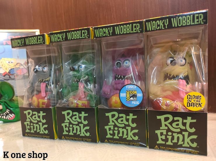 4体セット【ラットフィンク 　アロハポーズ 工具 ボビングヘッド 】FUNKO 4体セット【ラットフィンク アロハポーズ 工具 ボビングヘッド