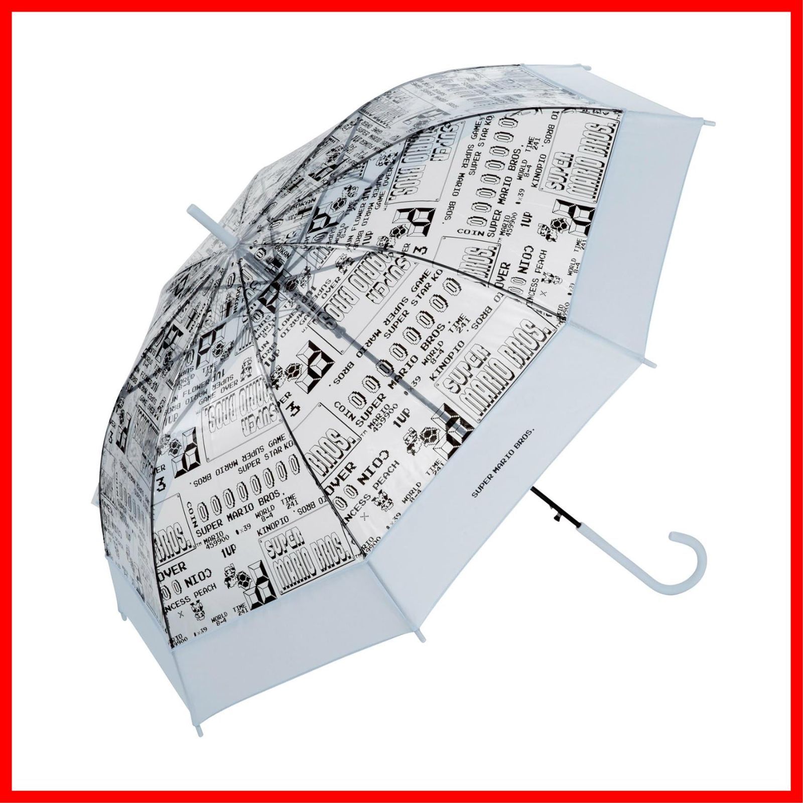 スーパーマリオブラザーズ 通勤 人気商品通学 女性 男性 PT-ND04-001 可愛い コラボ レディース Wpc.［ビニール傘］ 親骨60cm 大きい 傘 リュック メンズ メイ
