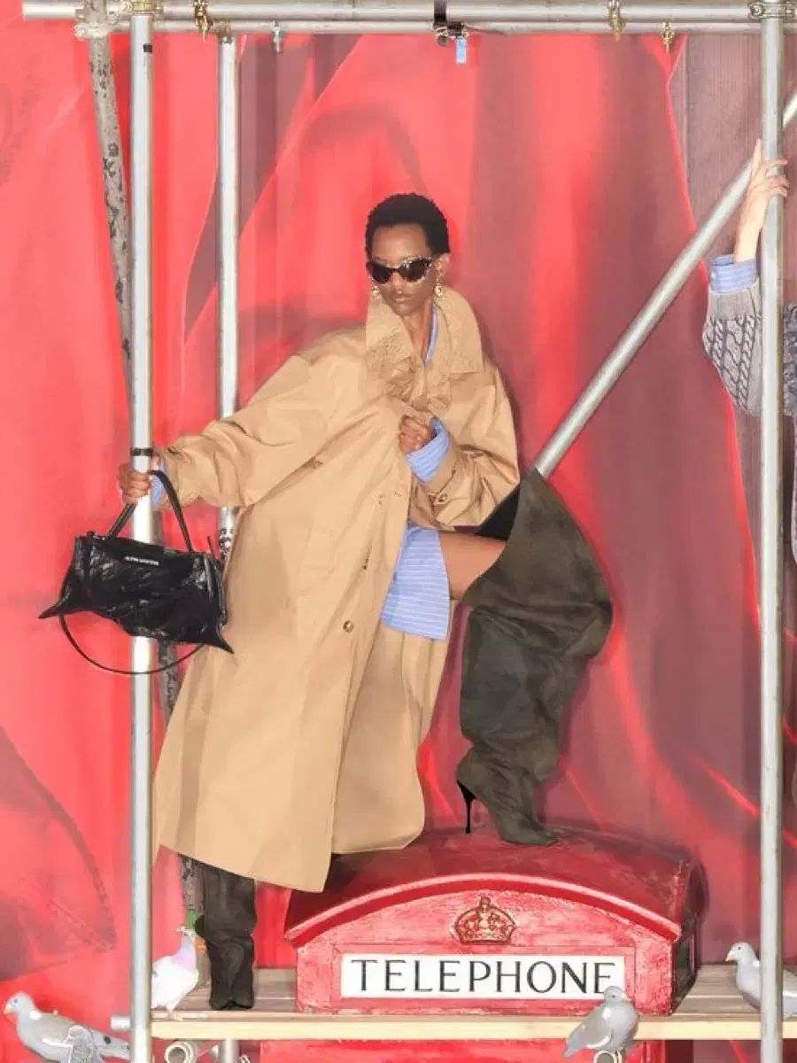 H&M コメント グレン マーティンズ Glenn Martens トレンチコート S