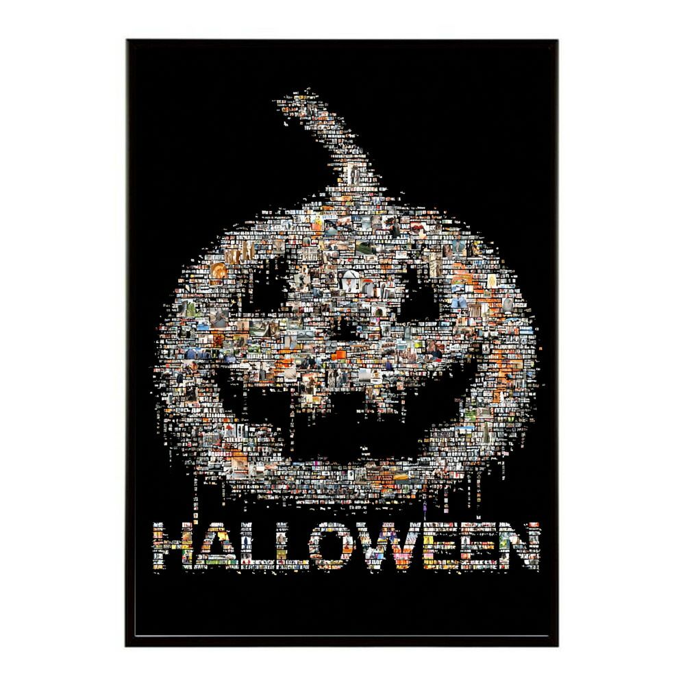 人気SALE，2026 【A0サイズ（約84x119cm）】【lm-poster-1509】【フレーム付き】ハロウィーン Halloween ハロウィン Hallowe'en カボチャ ジャックオーランタン ポスター オレンジ パンプキン インテリア レリーフ・アート