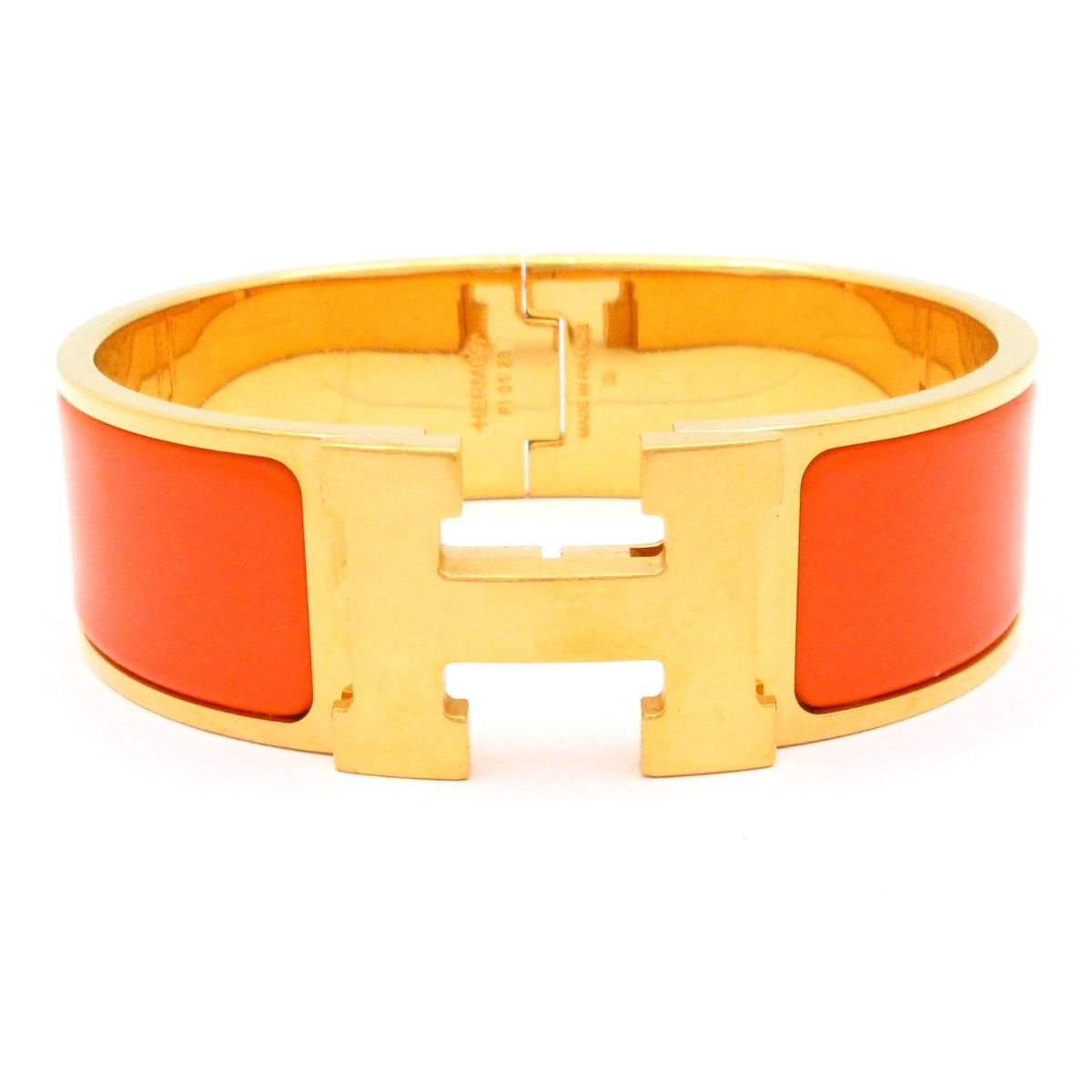 HERMES エルメス クリッククラック Hバングル エナメルブレスレット 