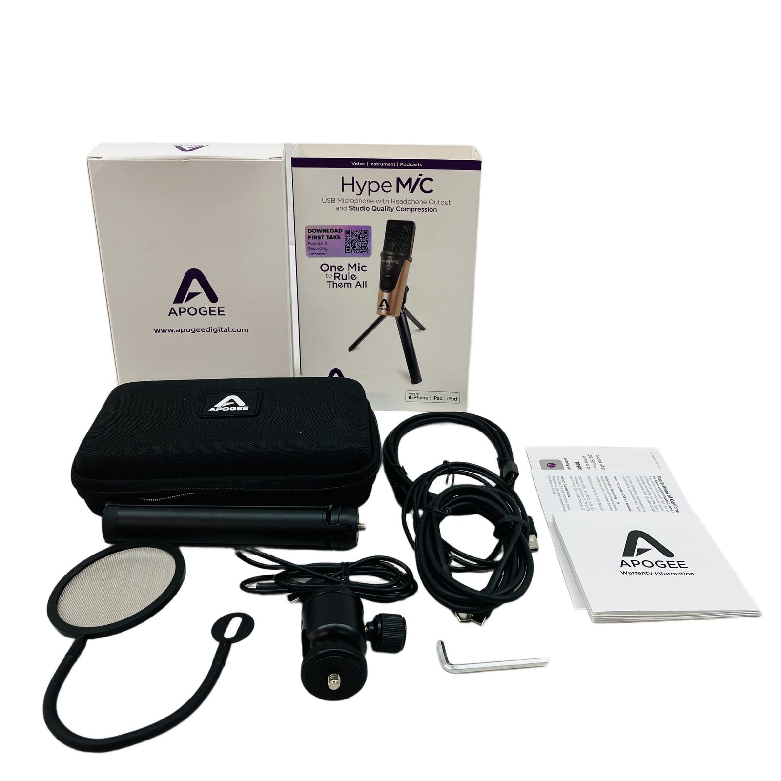 Apogee HypeMic USB コンデンサー マイク アポジー 音響機器