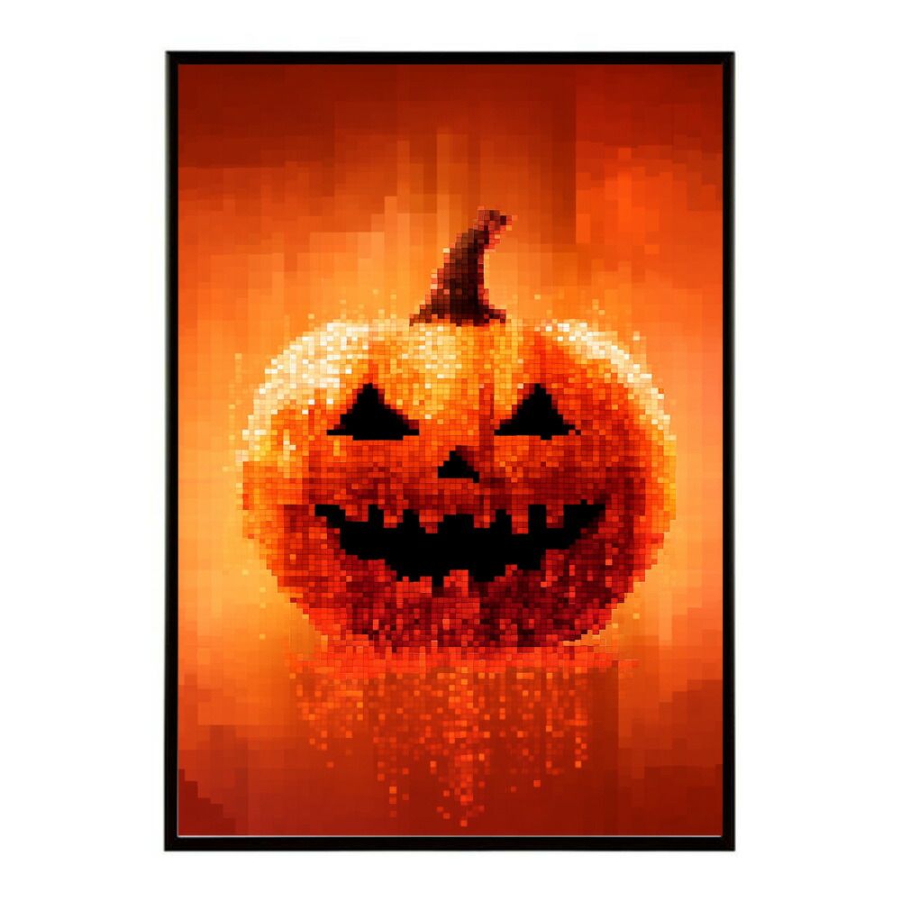 正規品，得価 【A0サイズ（約84x119cm）】【lm-poster-1522】【フレーム付き】ハロウィーン Halloween ハロウィン Hallowe'en カボチャ ジャックオーランタン ポスター オレンジ パンプキン インテリア レリーフ・アート