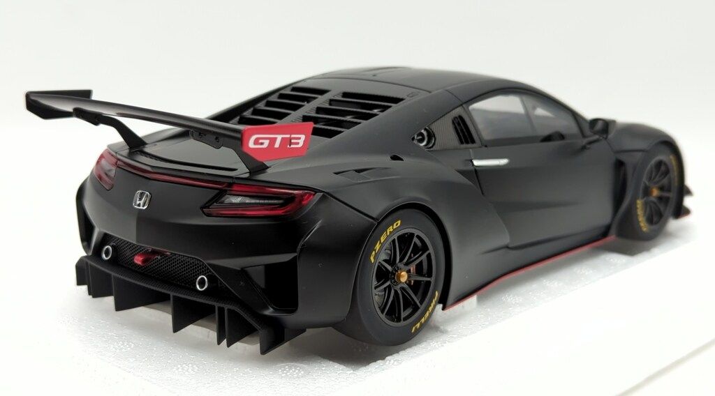 AUTOart 1|18 オートアート コンポジットモデル ホンダ NSX GT 3 2018 マット ブラック 81899