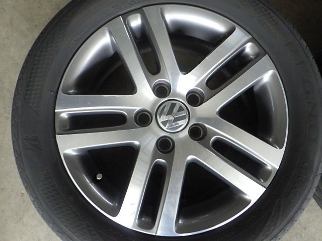 232 772 VW フォルクスワーゲン アルミホイール＆ラジアルタイヤ 205 55 R 16 2019年 ４本セット