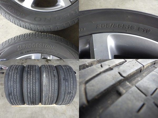  232 772 VW フォルクスワーゲン アルミホイール＆ラジアルタイヤ 205 55 R 16 2019年 ４本セット 16インチ タイヤ ホイールセット