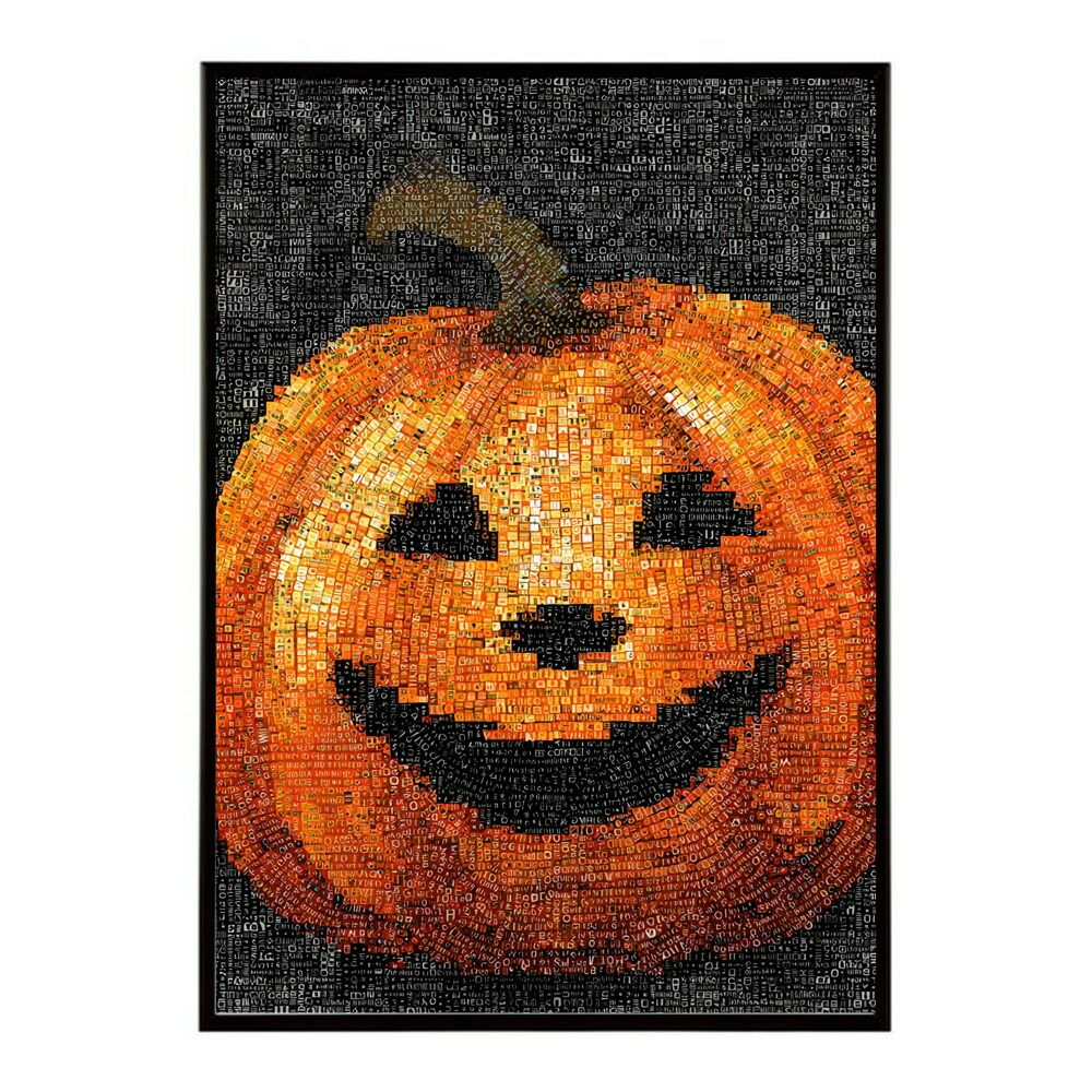 ロー　ハロウィンデザインシート B2サイズ（約51x73cm）】【lh-poster-9829】【フレーム付き