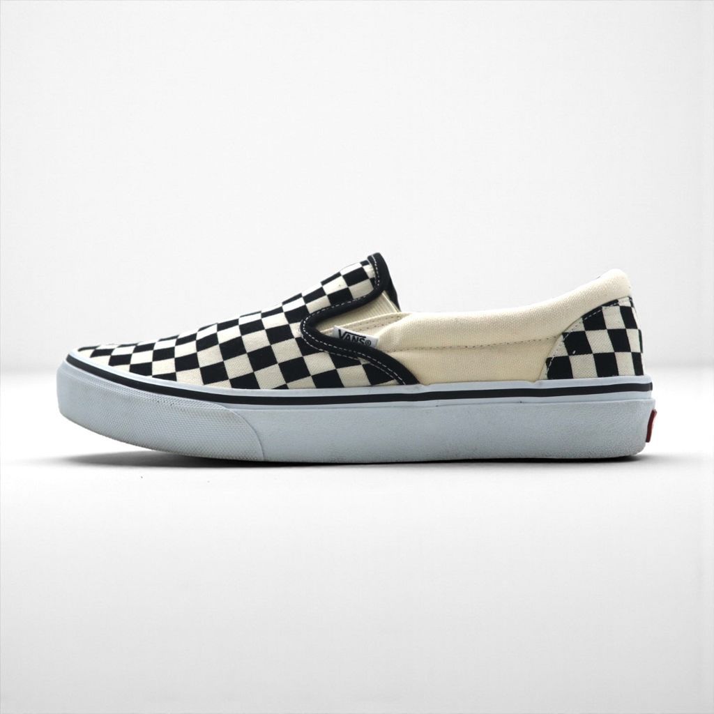 VANS フラッグチェッカー スリッポン SLIP ON スニーカー 28cm