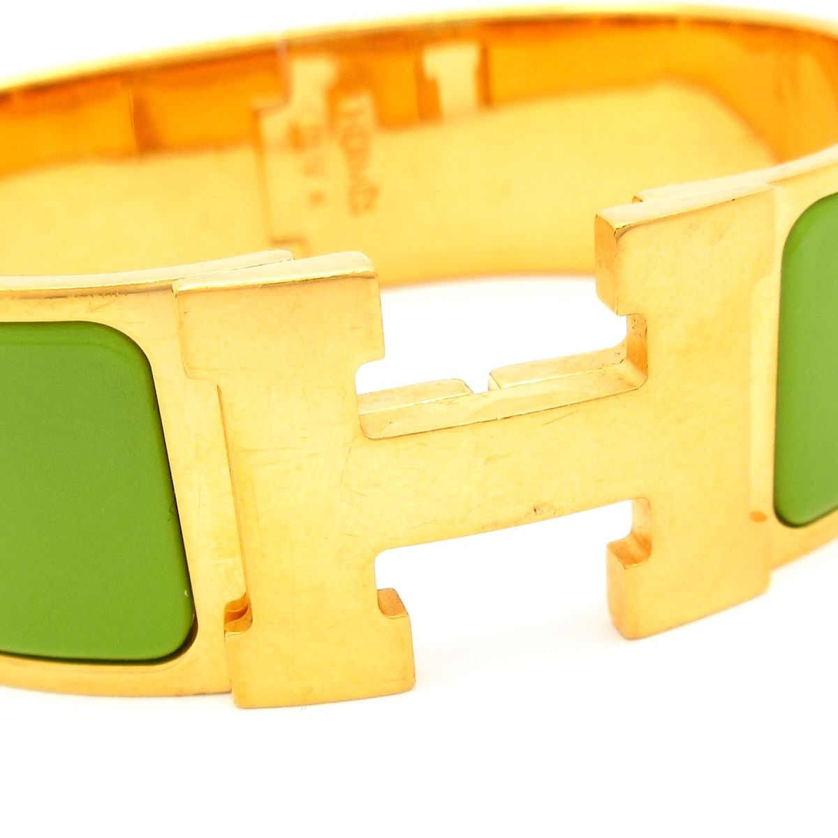 HERMES(エルメス) バングル クリック・クラックH ゴールド×ライト