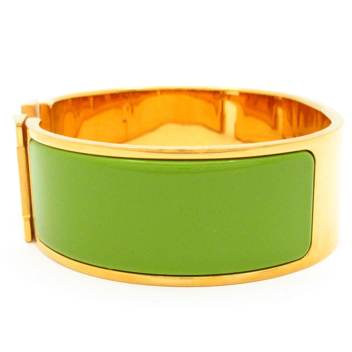 HERMES(エルメス) バングル クリック・クラックH ゴールド×ライト