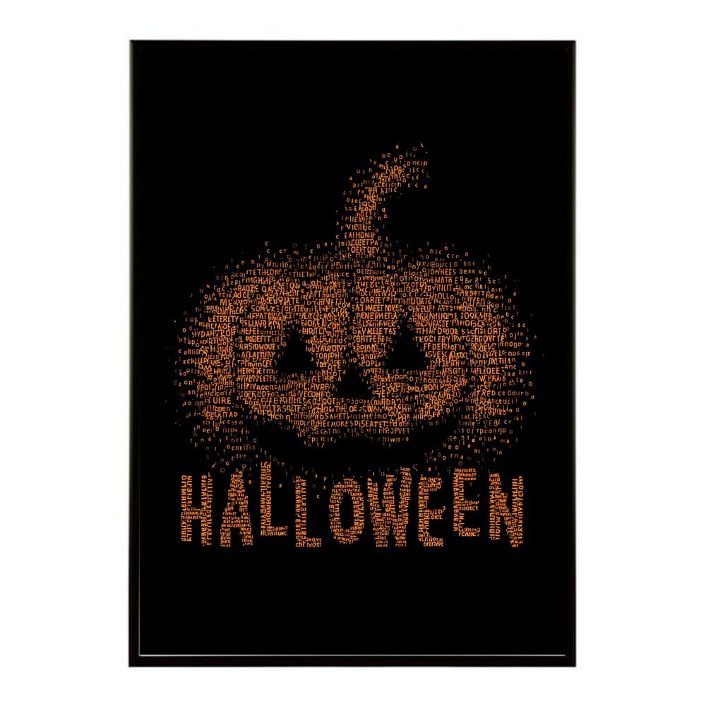 ロー　ハロウィンデザインシート B2サイズ（約51x73cm）】【lm-poster-1586】【フレーム付き