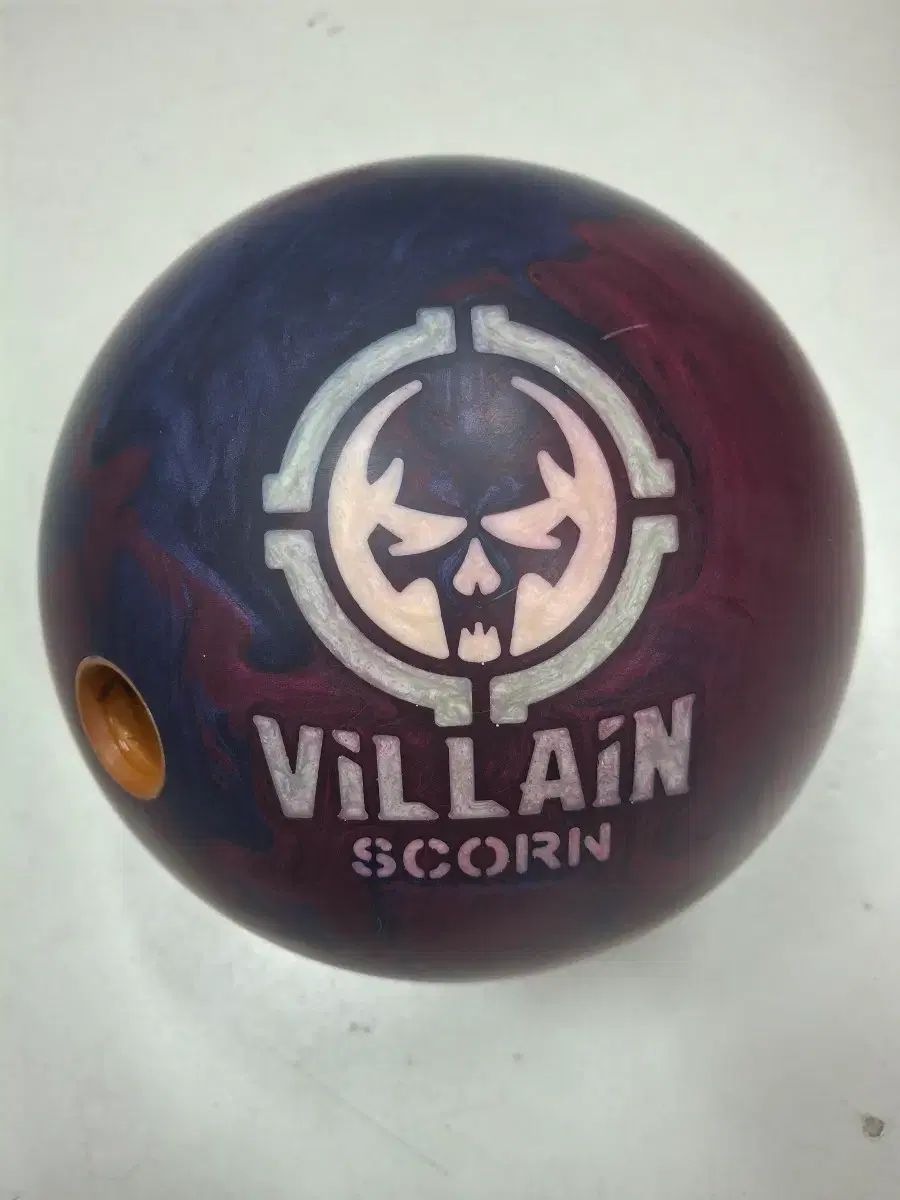 ボーリングボール モチーフ ヴィラン スコング フックボール 15パウンド ツーフィンガー