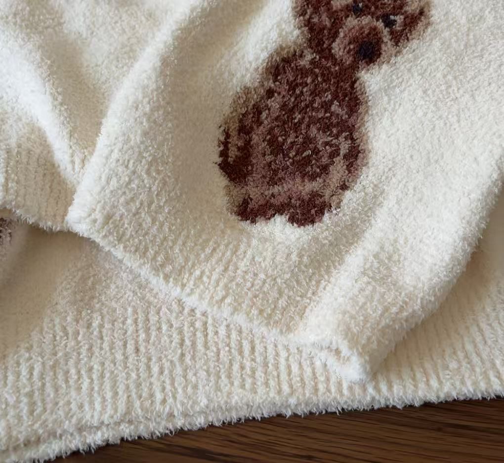 トイプードル ジャガードプルオーバー