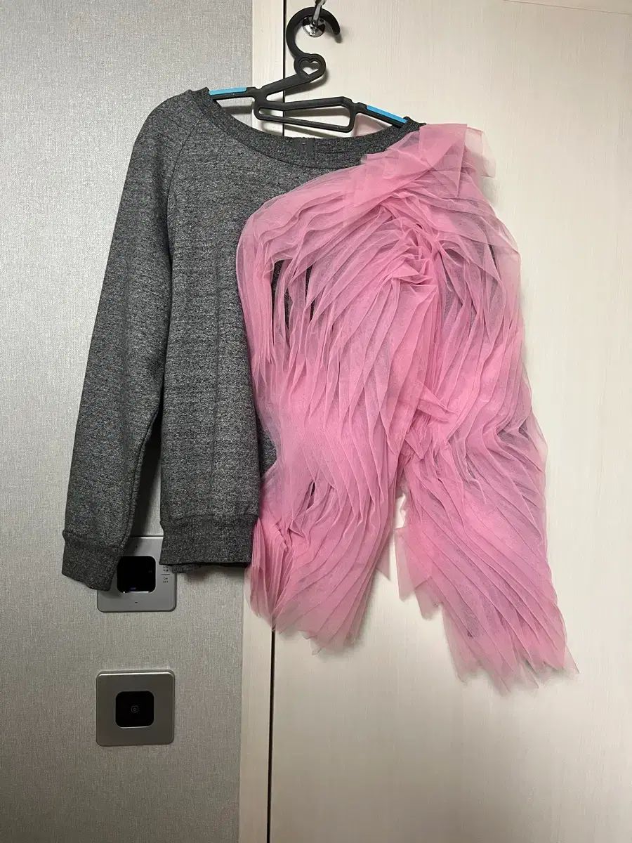 ASHISH ピンク チュニック スウェット S