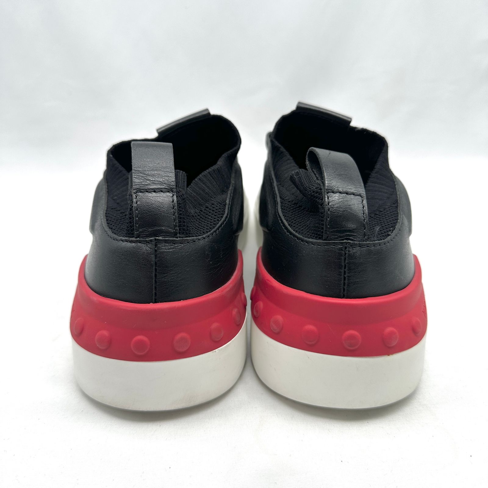 TOD'S トッズ スニーカー NO CODE ノーコード ブラック レッド 25.5cm