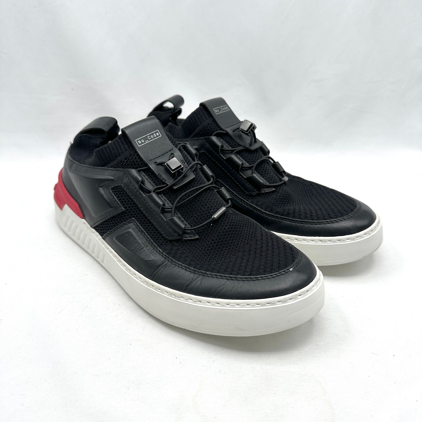 TOD'S トッズ スニーカー NO CODE ノーコード ブラック レッド 25.5cm