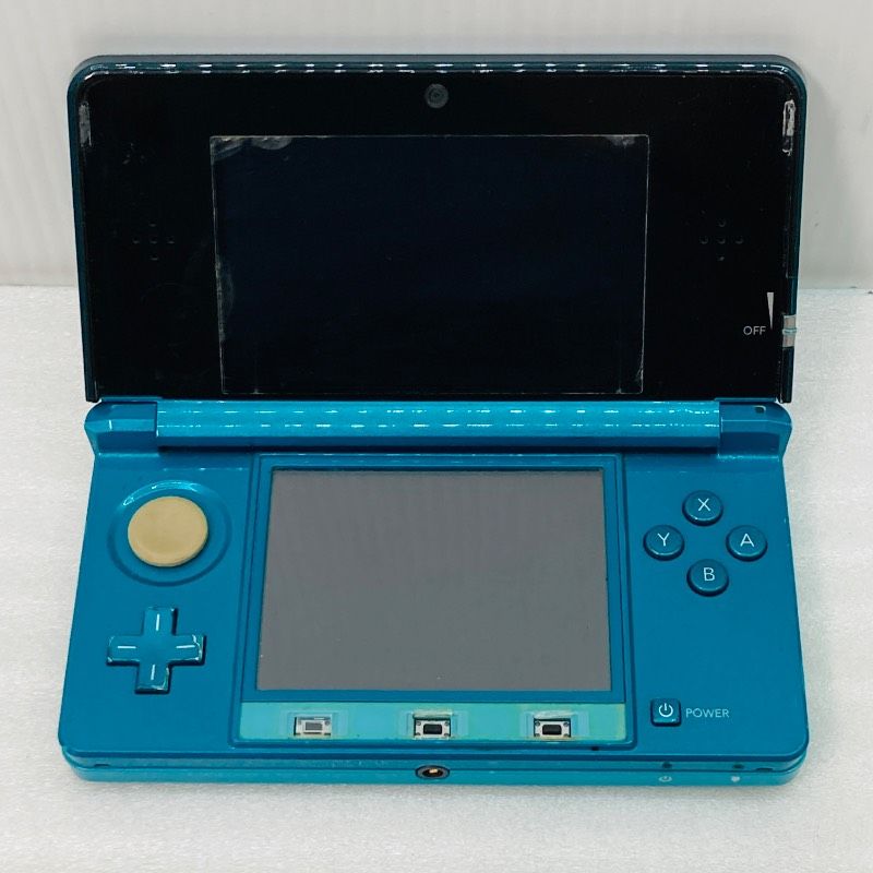 ジャンク】3DSハード ニンテンドー 3DS 本体 CTR-001 アクアブルー 青