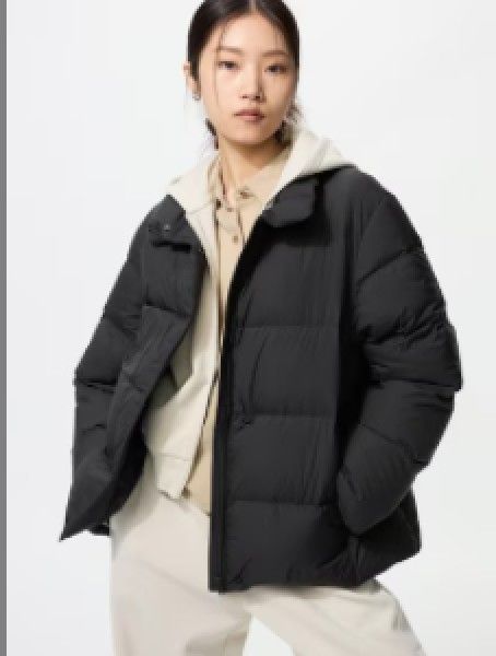 ユニクロ　パウダーソフトダウンジャケット　09 BLACK XL UNIQLO 新品 ユニクロ パウダーソフトダウンジャケット09BLACK XL