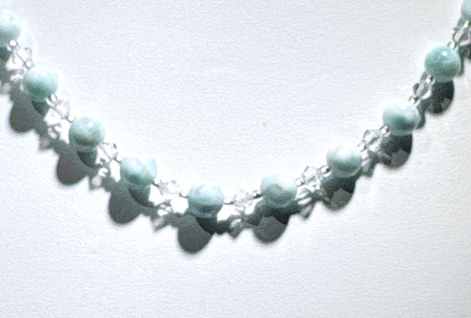 スワロスキービーズネックレスNO