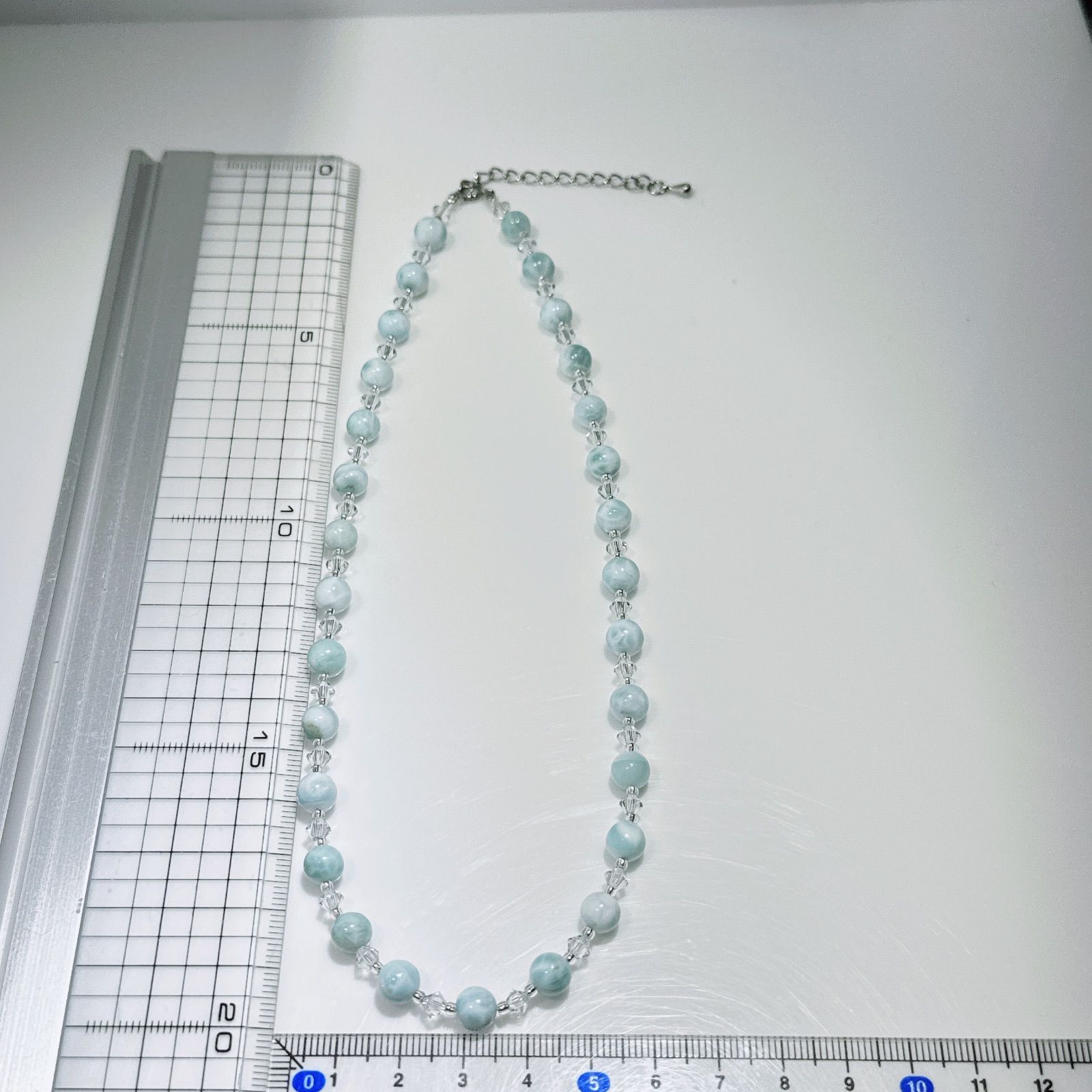 スワロスキービーズネックレスNO