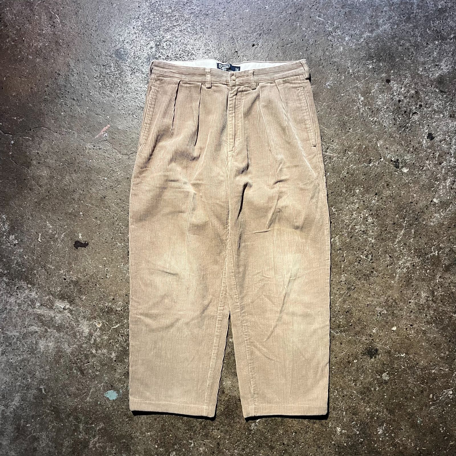 Polo by Ralph Lauren ANDREW PANT コーデュロイ 2タック W 34 L 30 ポロバイラルフローレン アンドリューパンツ スリランカ製