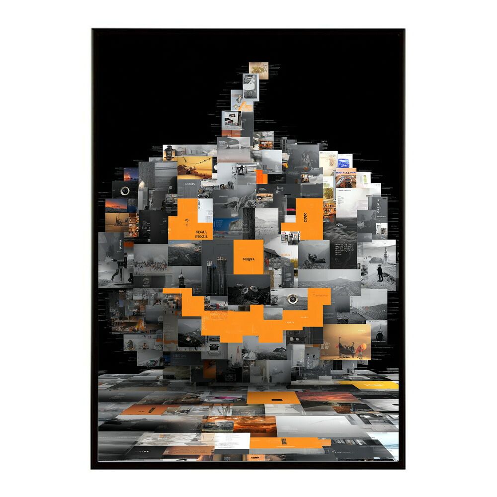 【B2サイズ（約51x73cm）】【lm-poster-1663】【フレーム付き】ハロウィーン Halloween ハロウィン Hallowe'en カボチャ ジャックオーランタン ポスター オレンジ パンプキン インテリア