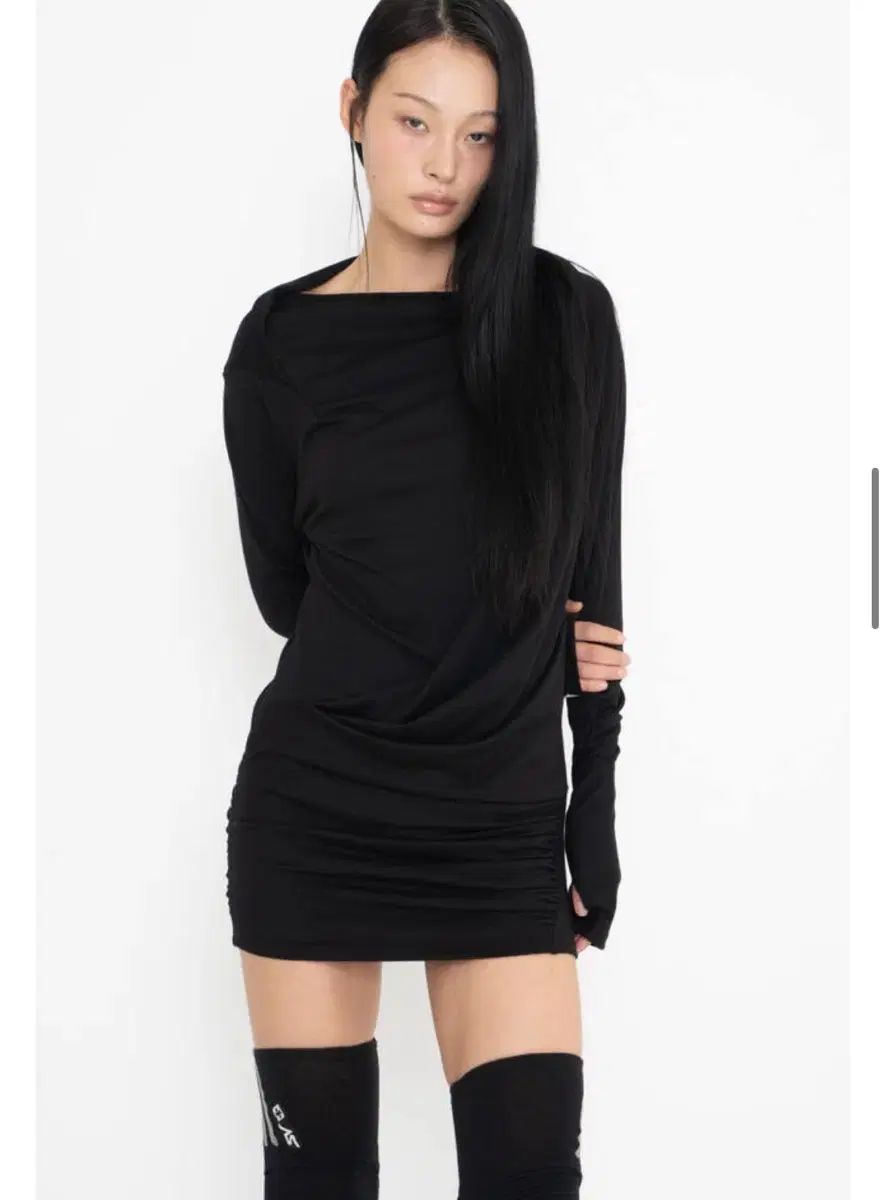 2000 ブルーアーカイブ ブルアカ 龍宮寺 堅 ケンダル ドレープ ブラック