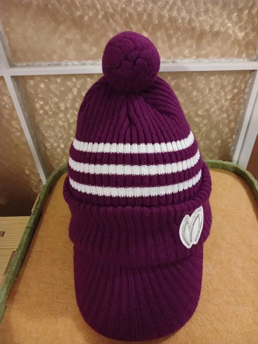 マスターバニーエディション ユニセックス ニット ボンボン帽子 free サイズ