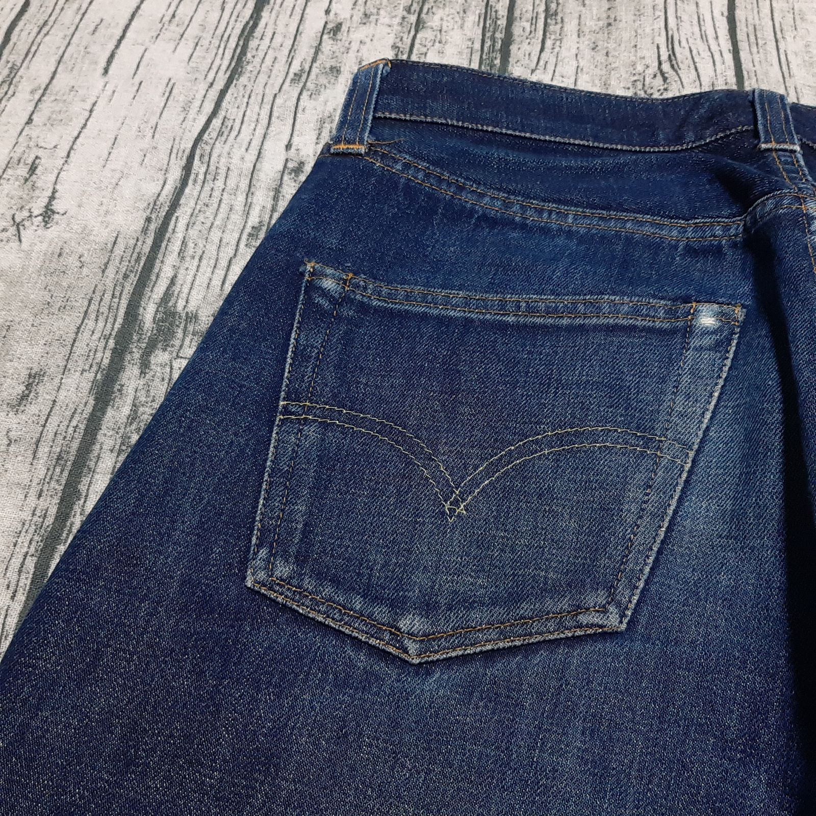 W33】 雰囲気系 99年 バレンシア製 LEVI'S 501XX 1947 レザーパッチ 鬼