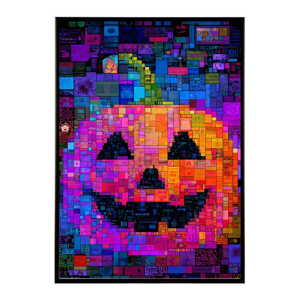 飯田　四郎【天上の詩’92】、希少画集画、状態良好、新品高級額装付 飯田 四郎【天上の詩'92】、希少画集画、状態良好、新品高級額装付