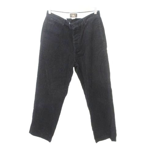 ダブルアールエル RRL コーデュロイ パンツ ボタンフライ 無地 厚手 32
