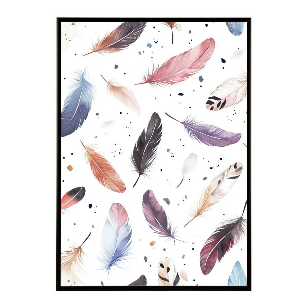 A1サイズ（約59x84cm）】【lm-poster-1690】【フレーム付き】フェザー