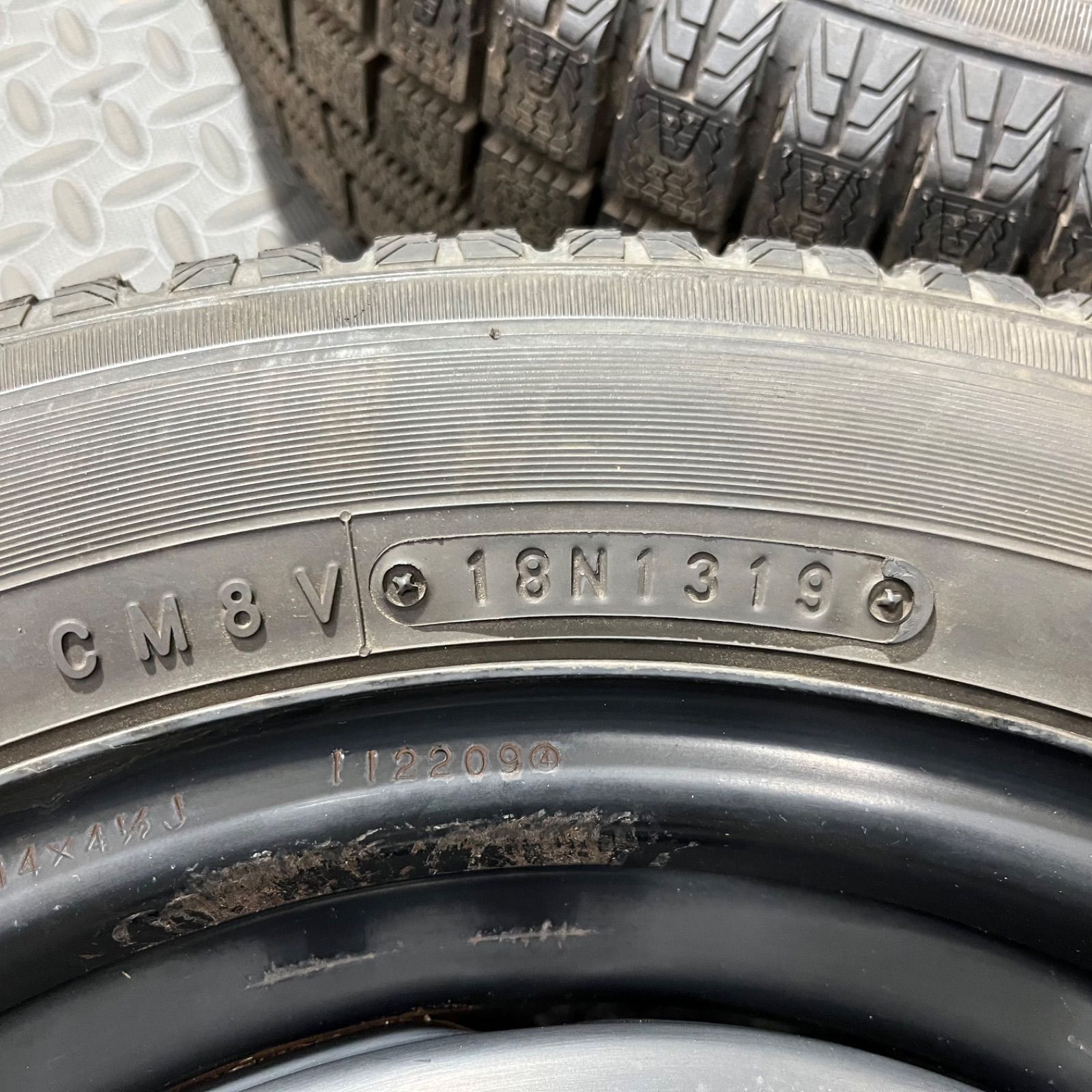  18 19年製 155 65 R 14 トーヨー ガリッドG 5 スバル ステラ 2 スタッドレスタイヤ 冬タイヤ 1294 E 14インチ タイヤ ホイールセット