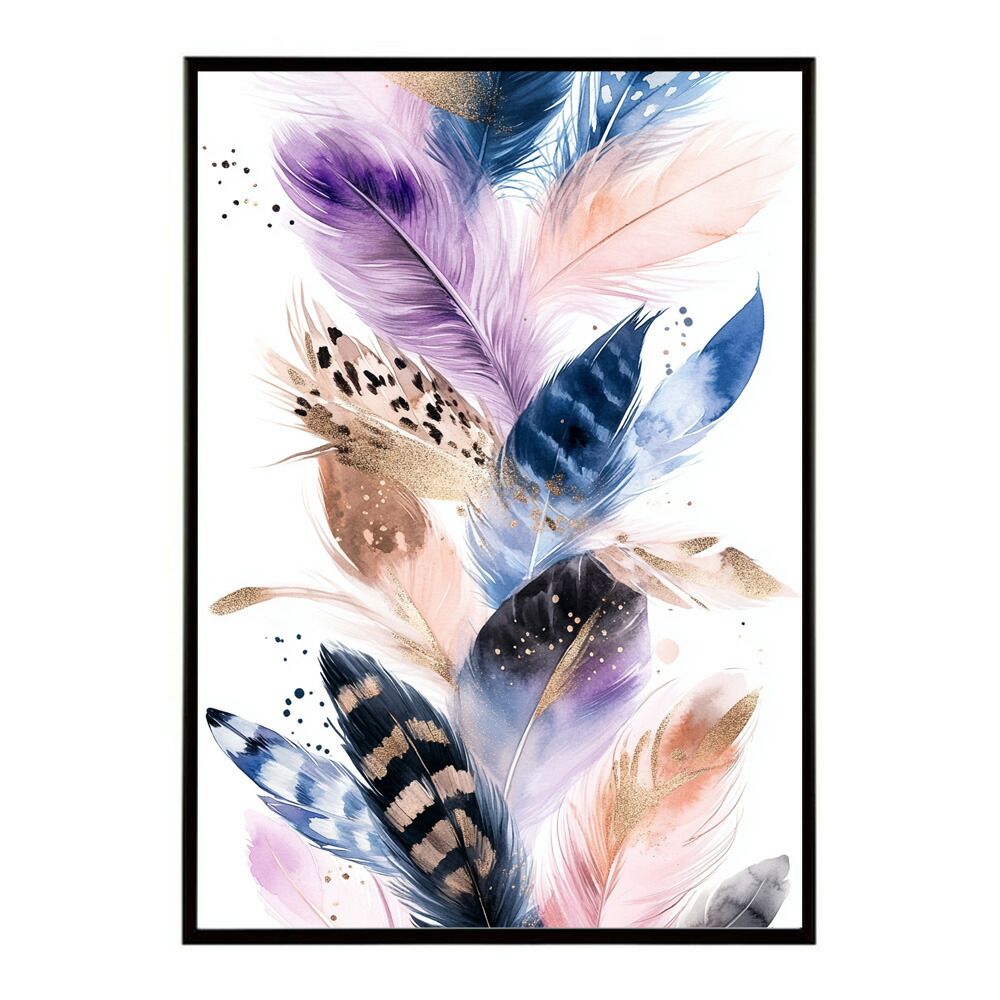 A1サイズ（約59x84cm）】【lm-poster-1699】【フレーム付き】フェザー