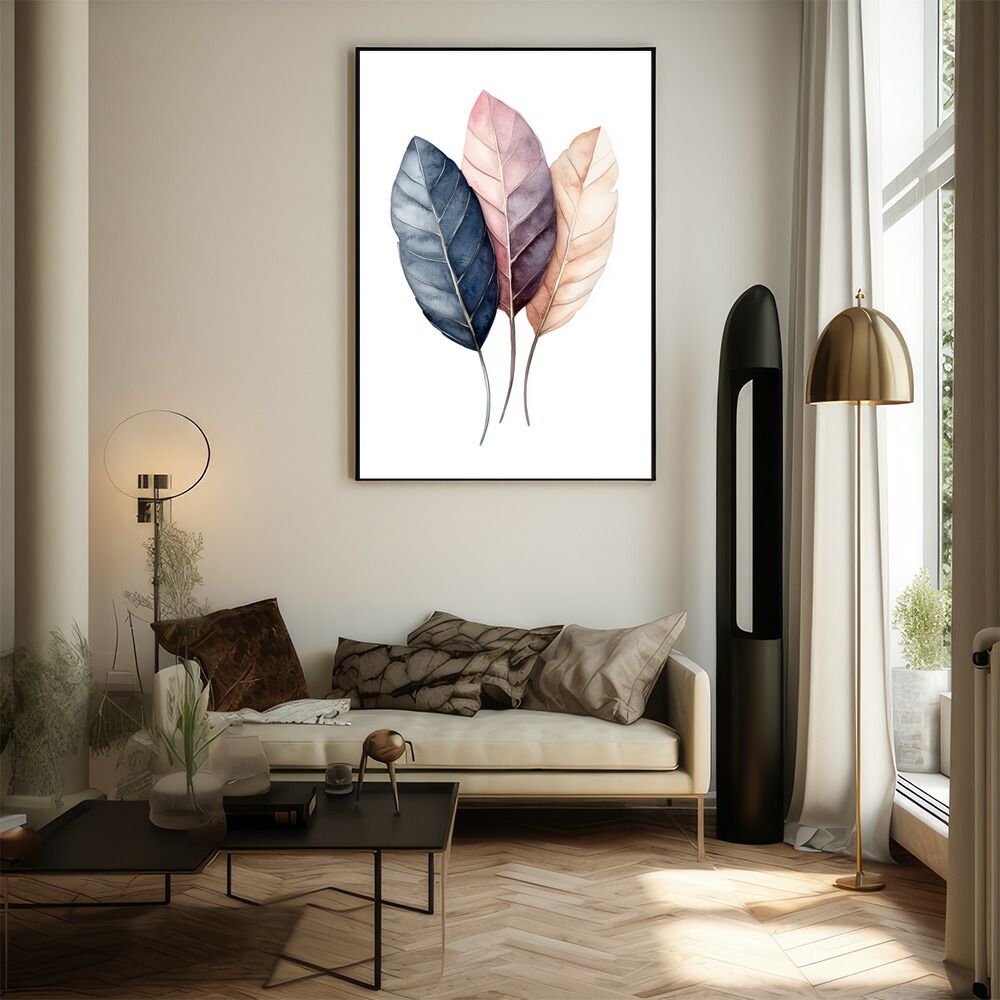 A1サイズ（約59x84cm）】【lm-poster-1730】【フレーム付き】フェザー