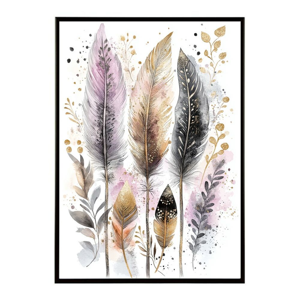 ユニークロゴ ブラックレザーシューズ