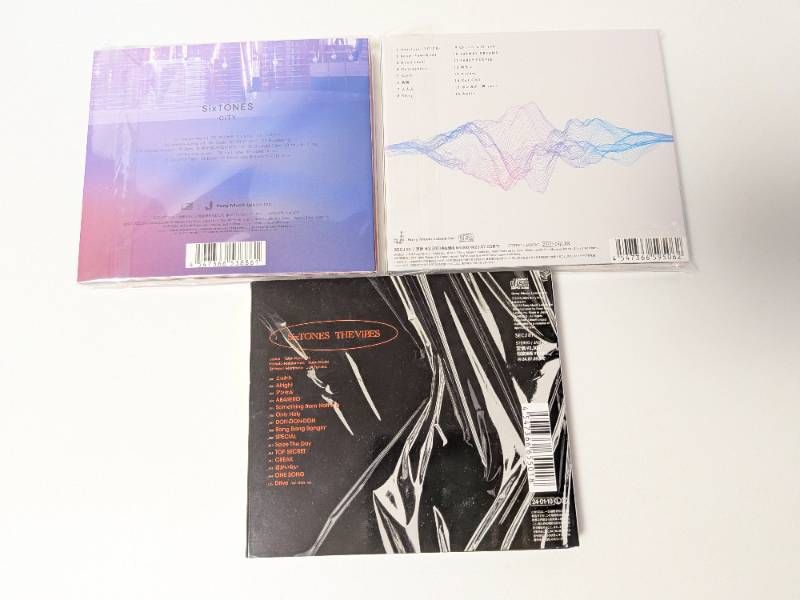 SixTONES アルバム 通常盤 3点セット CITY / 声 /THE VIBES - メルカリ