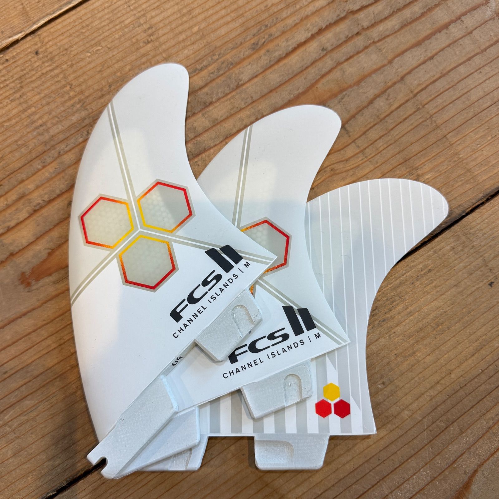 ケース無し FCS 2 フィン CI トライフィン CHANNNEL ISLANDS チャンネルアイランド Mサイズ リアクター セット