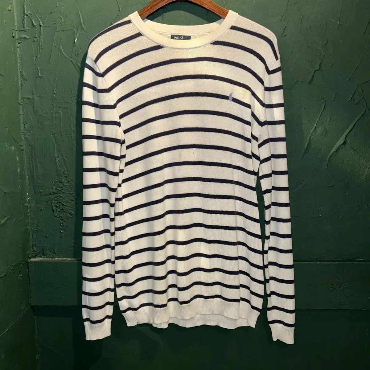 (636) POLO RALPH LAUREN ポロラルフローレン ボーダー柄 コットン ニット