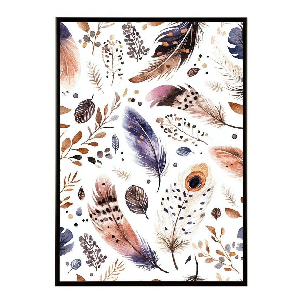 A1サイズ（約59x84cm）】【lm-poster-1787】【フレーム付き】フェザー