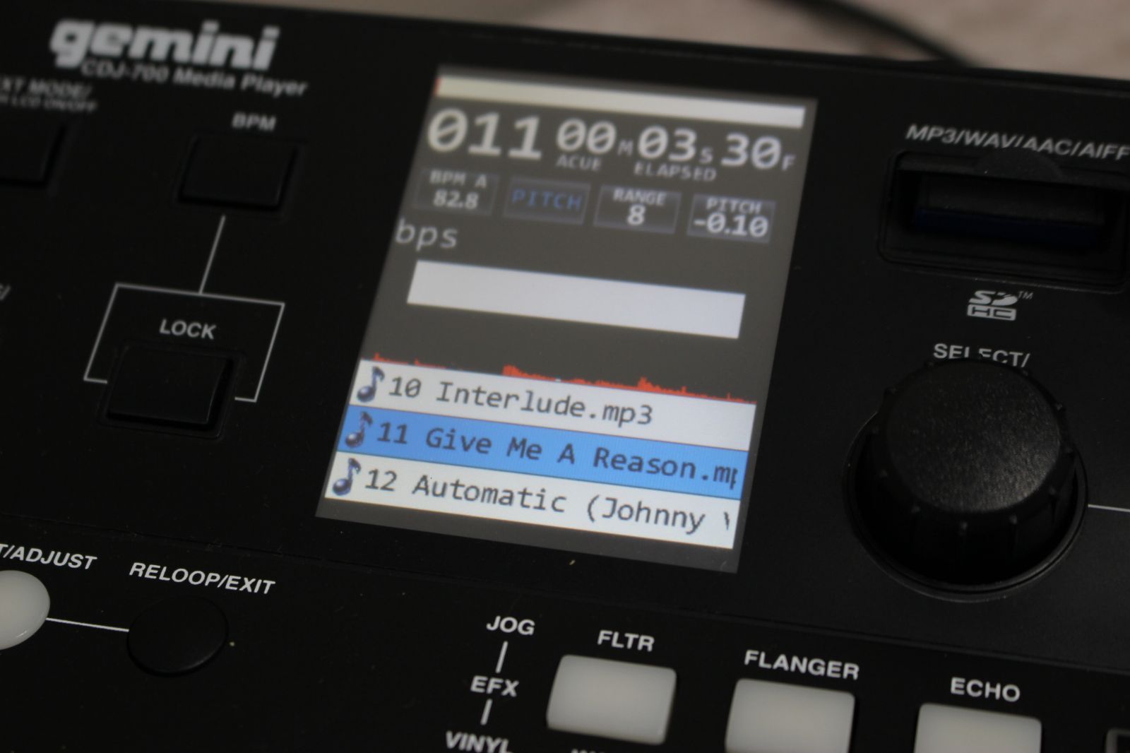 GEMINI CD/SD/USB DJ 割引 MEDIA PLAYER CDJ-700 New In Box Gemini