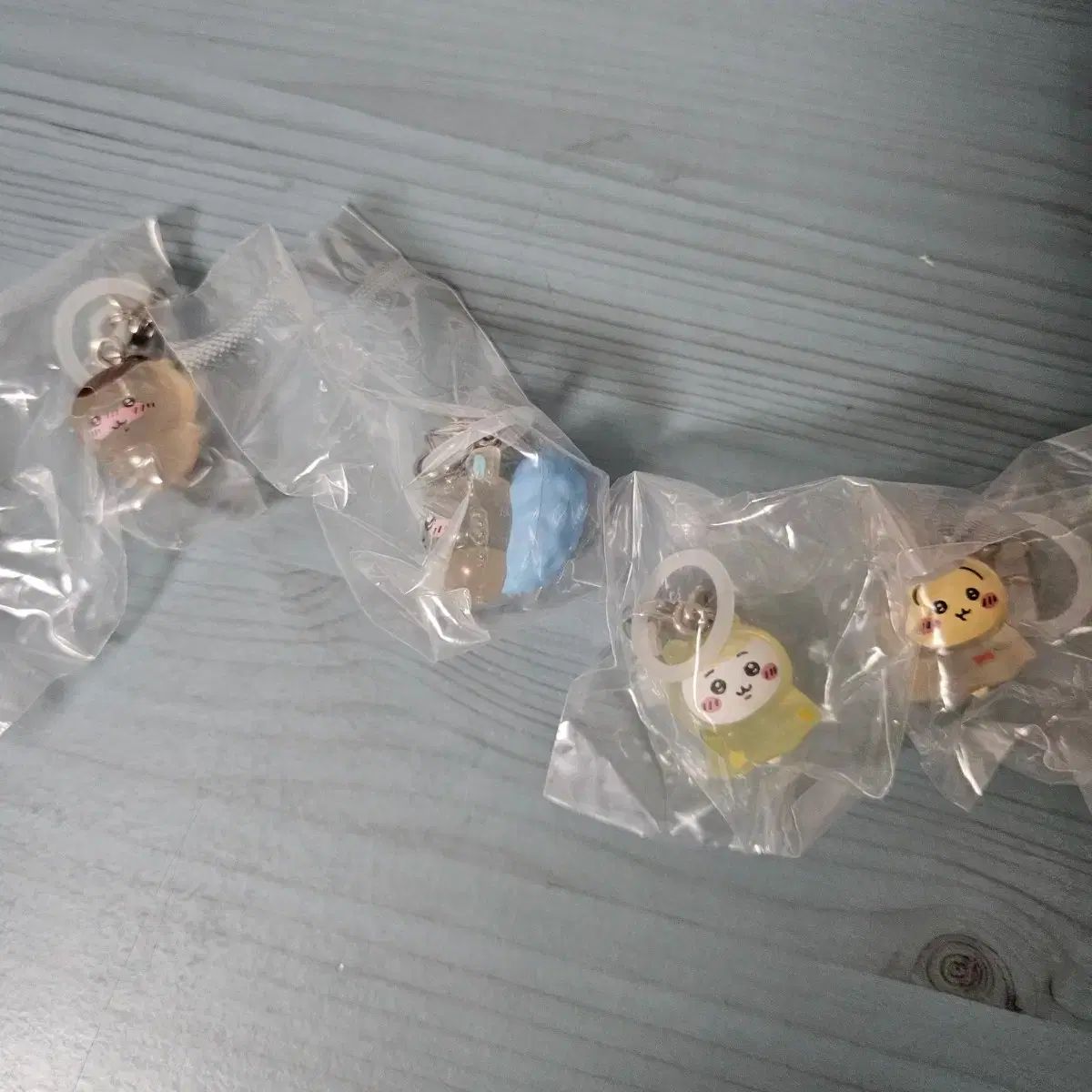 ちいかわ うさぎ モモンガ くりまんじゅう レインコート めじるし キーホルダー (まとめ売り)