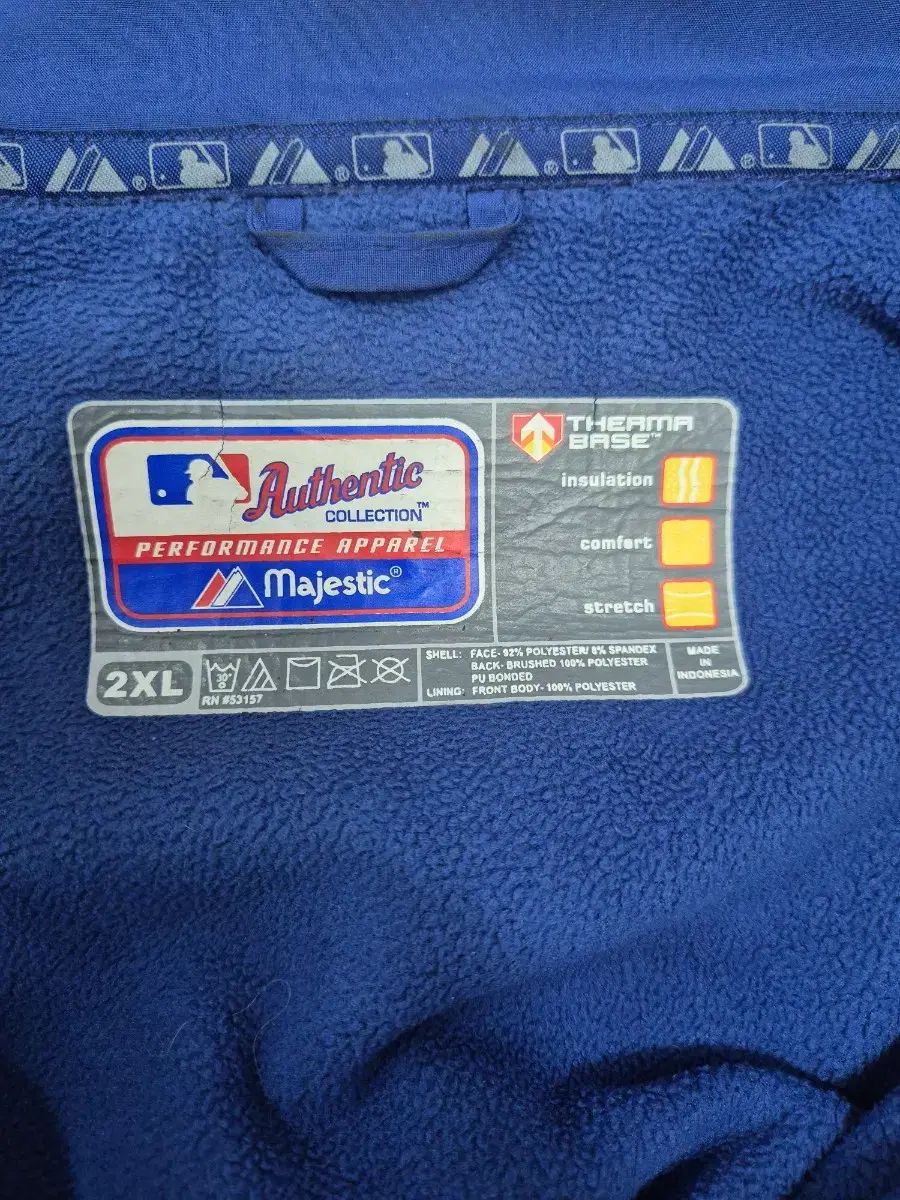  マジェスティック LA ドジャーズ 起毛 ブルゾン ジャケット 2 XL その他 ウェア