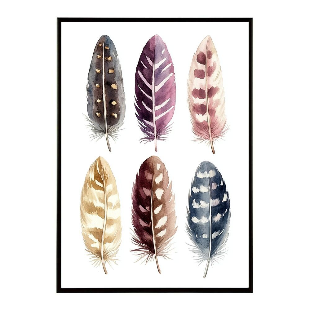 A1サイズ（約59x84cm）】【lm-poster-1828】【フレーム付き】フェザー