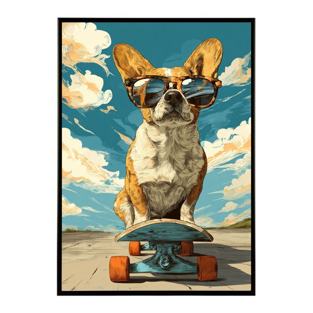 B2サイズ（約51x73cm）】【lm-poster-1884】【フレーム付き】カラフル