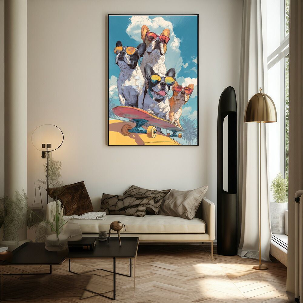 A1サイズ（約59x84cm）】【lm-poster-1897】【フレーム付き】カラフル