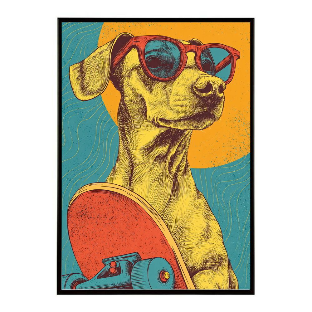 B2サイズ（約51x73cm）】【lm-poster-1898】【フレーム付き】カラフル