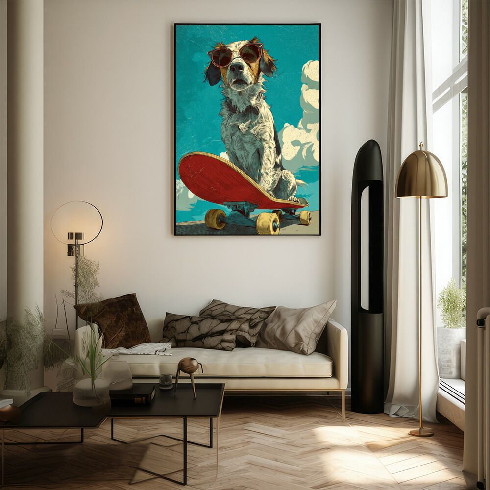 額装品/FamilyDog Poster/ヘンリー/ポスター/アート/インテリア 額装品